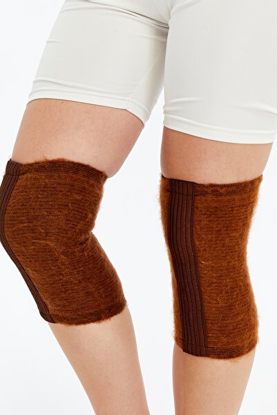 miresa Κορσές γονάτων με μοντέλο με τρίχες καμήλας – Ζεστό μαλλί, επιγονατίδες – Αντιπονητικό, για αθλητική και καθημερινή χρήση