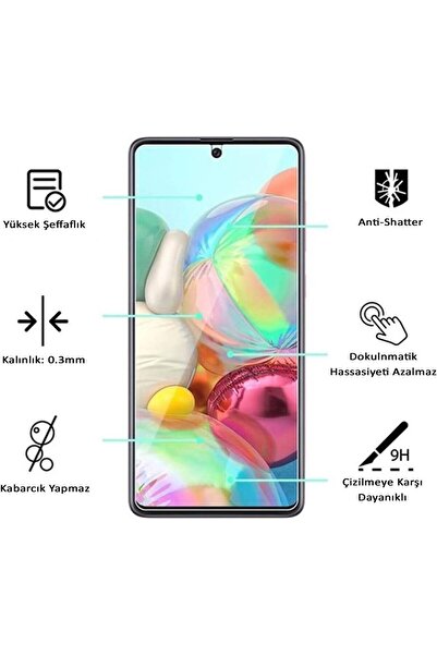 Nezih Case Infinix Hot 40I Compatible Maxi Glass Tempered Glass Screen Protector