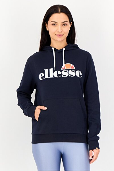 Ellesse Women Sportswear Fit Long Sleeve Outdoor Hoodie, Dark Navy