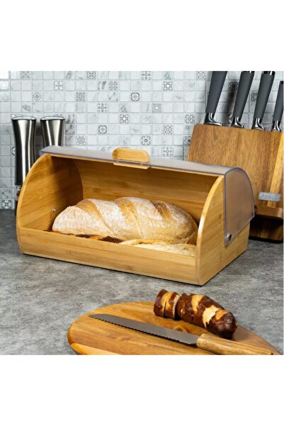 Kinghoff Bread box, 39x28x18.5 cm, made of acrylic-bamboo,