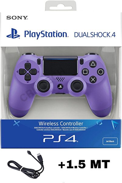 CRK TECH Playstation DualShock 4 Uyumlu V2 Yenilenmiş Ps4 Oyun Kolu Pc + Ps4 (1.5MT ŞARJ KABLOSU)