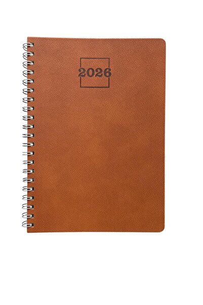 MCOYS 2026 Leather Spiral Weekly Planner 20*28