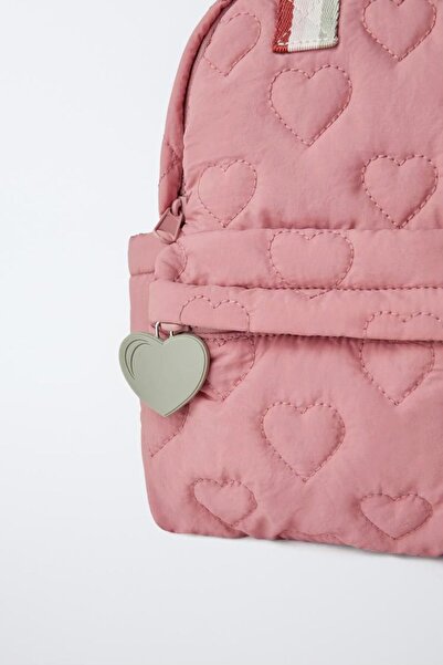 Chocuk Embroidered Plush Quilted Detailed Children's Backpack