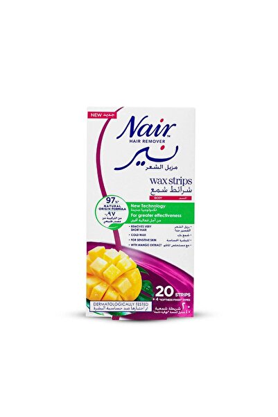 Nair Body Wax Strips Mango 20 Pack