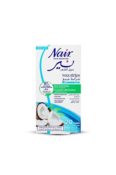 Nair Body Wax Strips Coconut 20 Pack