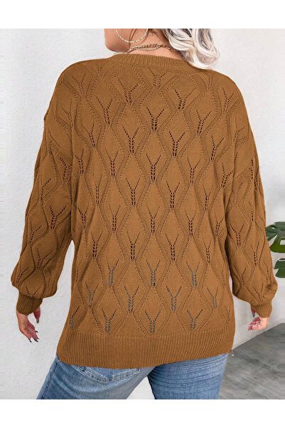 Sheya Shein Curve+ blouse, brown