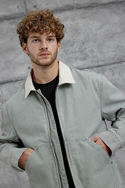 NOMARC Τζιν μπουφάν Mint Green Mmx