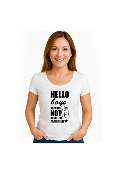OEM Tricou dama Salut băieți, fata asta nu se mărită