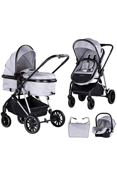 Chipolino Aura 3-in-1 Stroller - Cloud