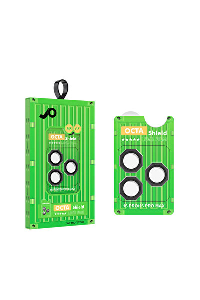 UnDePlus Apple iPhone 16 Pro Hexagon 8Gen Design Camera Lens Protector Cl-19