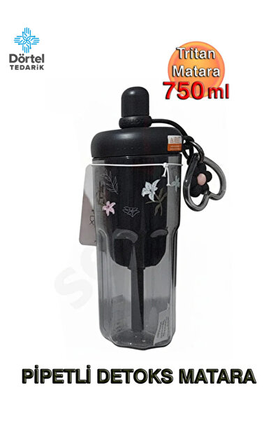 Tohana H2O Pipetli Tritan Detoks Matara - 750ml