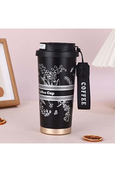 fulina 500ML/17oz Flower Insulation Mugs with Sealing Cap 316 Stainless Steel Vacuum Double Wall Insulation