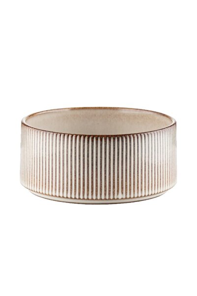 Florentyna Bol pentru salata din ceramica crem, 14cm, calitate superioara, Evia Florina