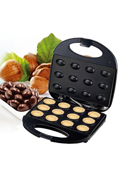 zola Nut sheller, non-stick plates, 750W, indicator light, 12 shapes, black