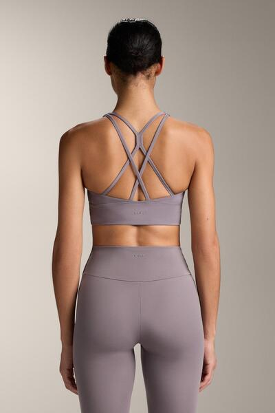 Oysho Medium-support Comfortlux sports bra with cups