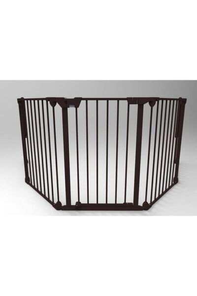 Noma Țarc de joacă modular de siguranță cu 3 panouri, metal negru, N 93491
