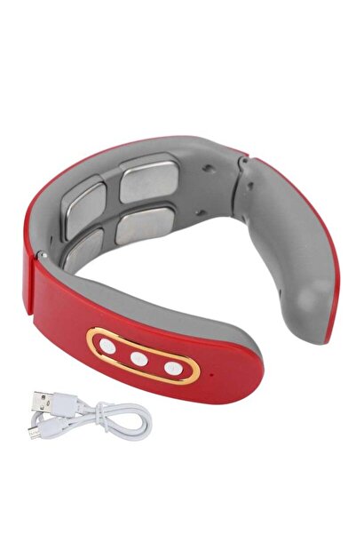 Arabest جهاز تدليك الرقبة الكهربائي بنبضات 6 أوضاع و9 مستويات على شكل حرف U لتخفيف آلام الكتف وتدليك الفقرات العنقية