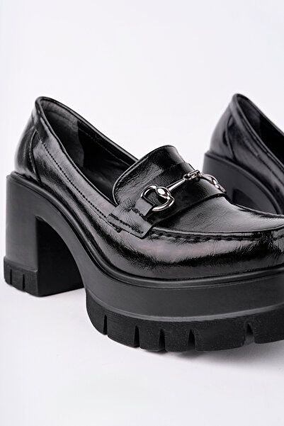 Madam Tarz BLN-403 Мокасини с дебел ток и катарама