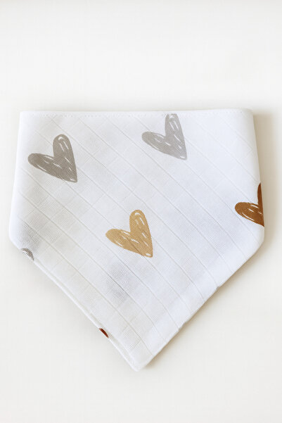 nelcollection Muslin Stroller Cover, Bib Gift, 100% Cotton