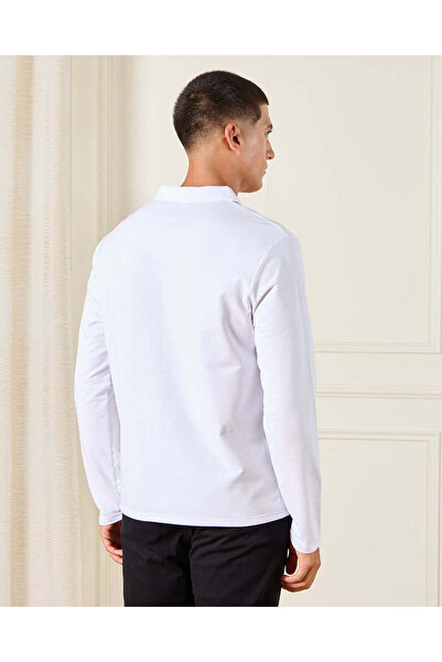 REDTAG Men Assorted Plain Long Sleeves T-Shirt