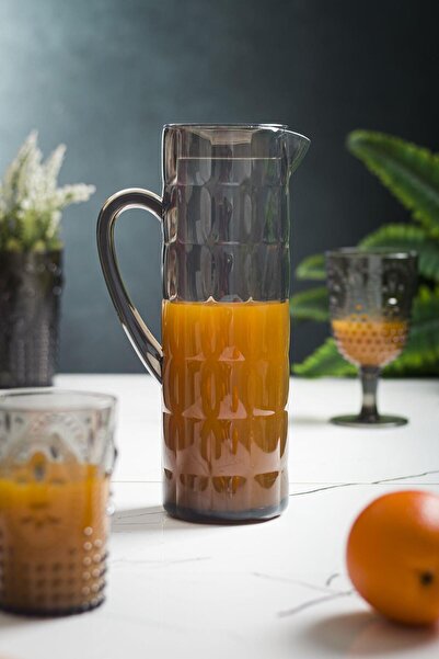 Mustran Acrylic Allegra 1.5 Lt Smoked Jug (Fits on the Refrigerator Door Shelf)