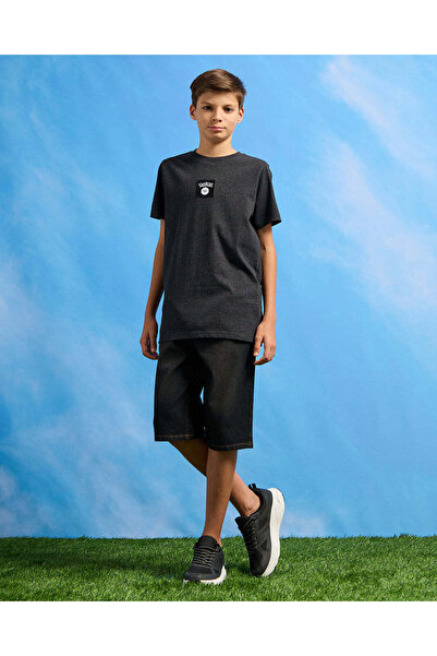 REDTAG تي شيرت بيكاتشو فحمي للأولاد الكبار