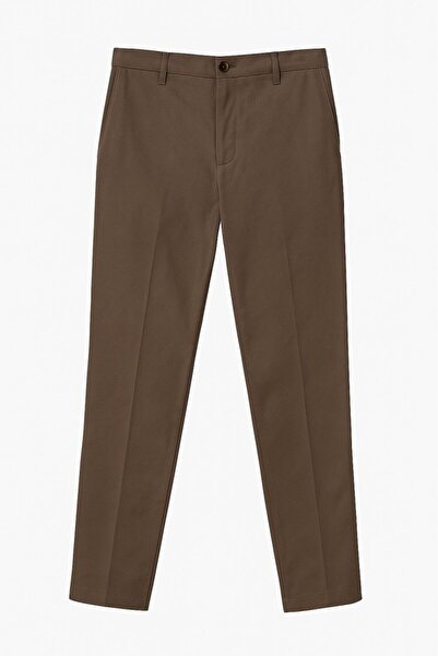 CGA Men's Brown Pants Plus Size Canvas Dad Pants