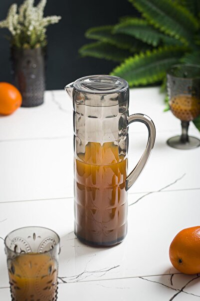 Mustran Acrylic Allegra 1.5 Lt Smoked Jug (Fits on the Refrigerator Door Shelf)