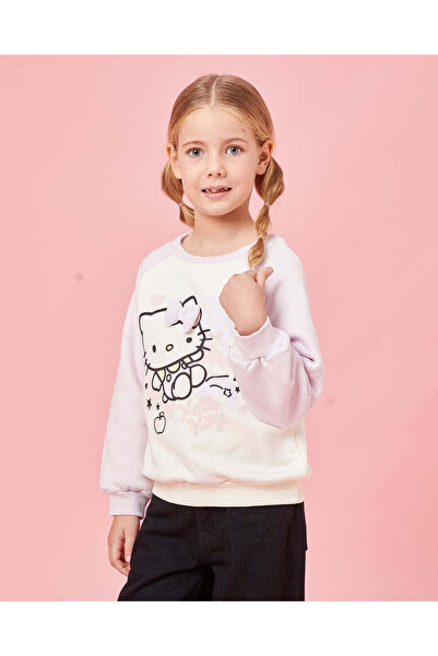 REDTAG Girls Lilac Hello Kitty Long Sleeve T-Shirt