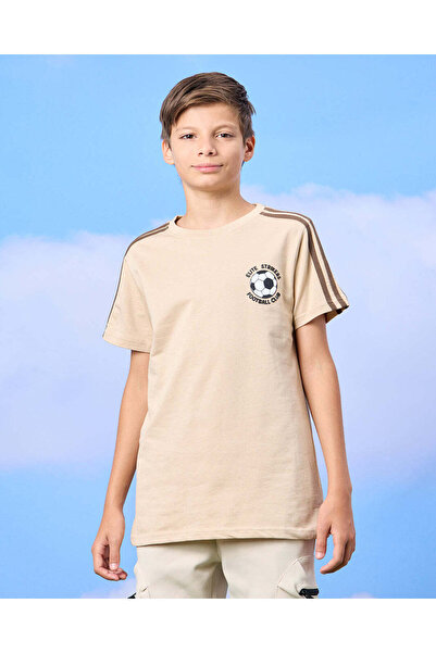 REDTAG تي شيرت بيج مطبوع للأولاد الكبار