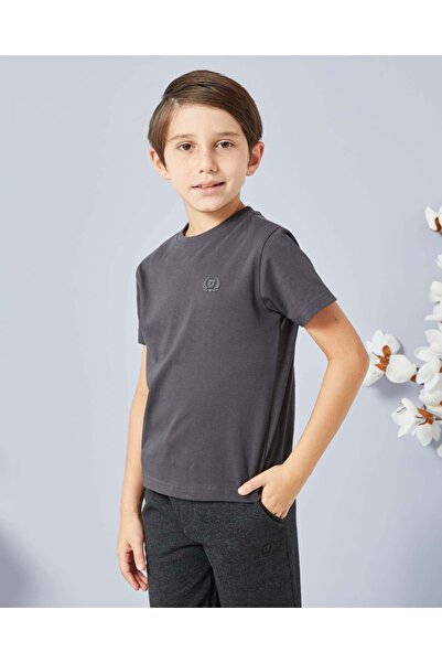 REDTAG Boys Beige And Charcoal Shirt Set (Pack Of 2)