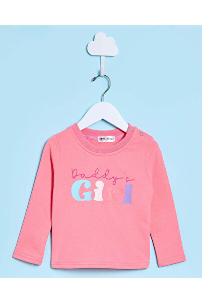 REDTAG Infant Girls Pink Printed Casual T-Shirt