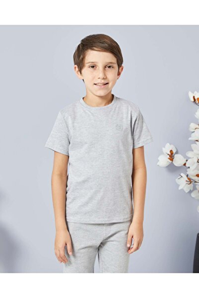 REDTAG Boys Navy And Grey Shirt Set (Pack Of 2)