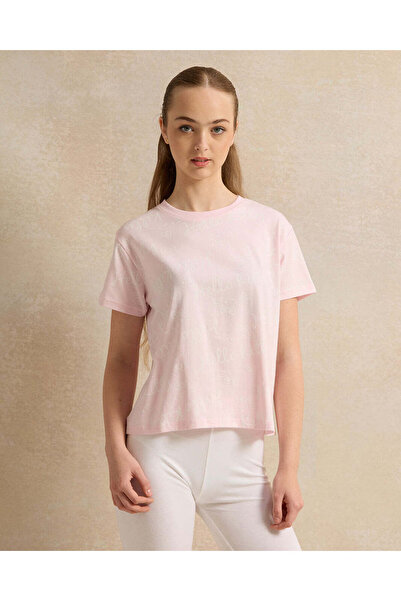 REDTAG Senior Girls Pink Printed T-Shirt