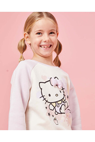 REDTAG Girls Lilac Hello Kitty Long Sleeve T-Shirt