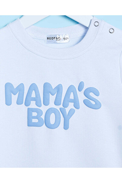 REDTAG Infant Boys White Long Sleeves T-Shirt