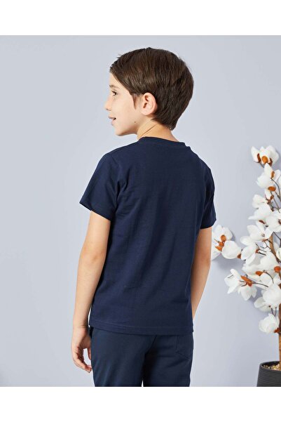 REDTAG Boys Navy And Grey Shirt Set (Pack Of 2)