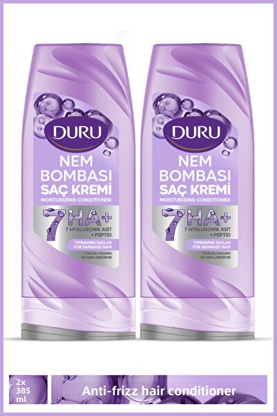 Duru بلسم الشعر المكثف للإصلاح والترطيب من نيم بومب للشعر التالف 2×385 مل