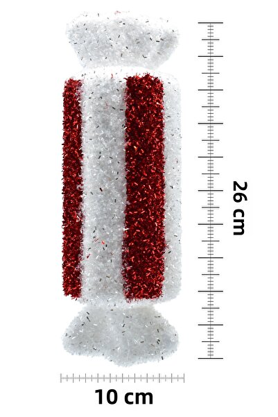 Waldern Ornament de Crăciun Decorativ Cilindru de Zahăr Premium Collection 26 Cm