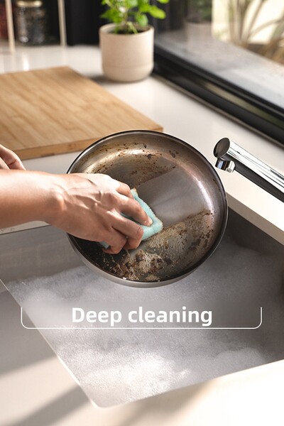 Vileda 3-Pack Pro Clean Flat Dish Sponge