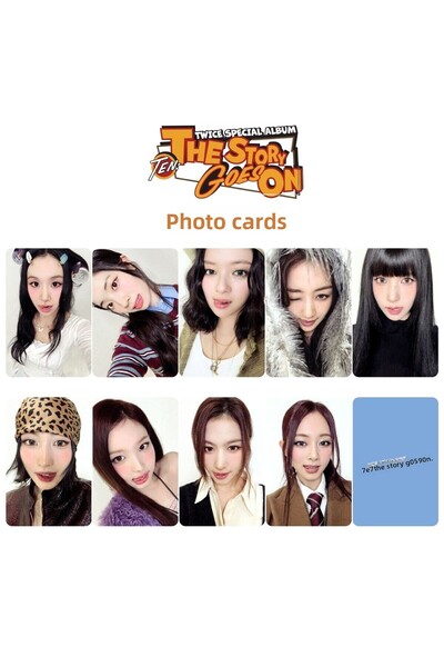 Kpop Dünyasi Φωτογραφικά κάρτες TWICE '' TEN : The Story Goes On '' Σετ POB 2