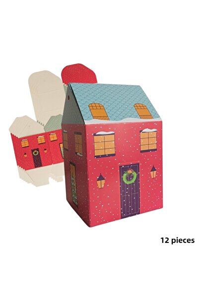 roco paper Geantă cutie cu design pentru casă de Anul Nou, Anul Nou, petrecer...