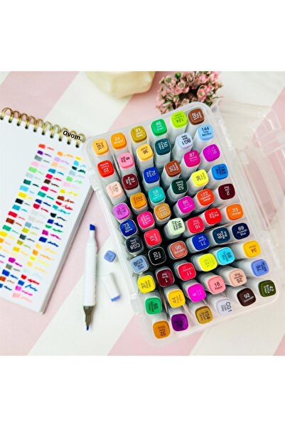 Dörtel Tedarik Boxed Double-Ended Marker Pen Multi-Color 1101 1816