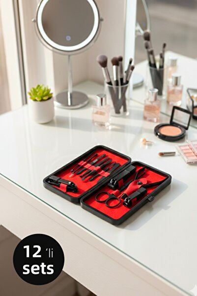 Vienev 12 Piece Manicure Pedicure Set Nail Care Kit - with Special Carrying Case
