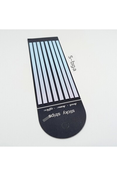 sibga tasarım Premium Marbled Colored Long Strip Transparent Post-It Note Post-It Note Post It. Bookmark 160 Sheets