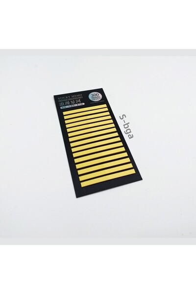 sibga tasarım Yellow Thin Strip Postit 300 Sheets Transparent Color Post-It Post It. Bookmark Bookmark Sticker