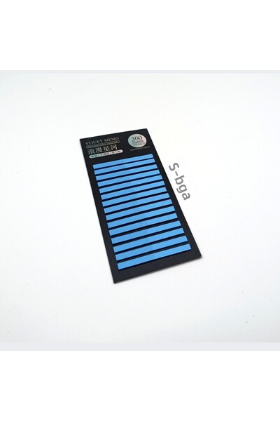 sibga tasarım Blue Thin Strip Postit 300 Sheets Transparent Color Post-It Post It. Bookmark Bookmark Sticker