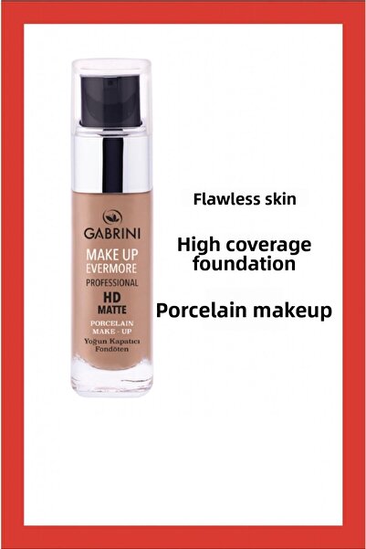 Gabrini Hd Matte Professional Foundation No:4