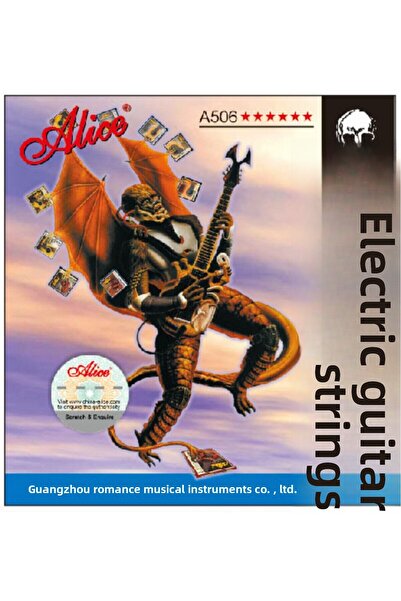 My Yonca مجموعة أوتار جيتار كهربائي أليس A-506-SL | سلسلة 09-42 فائقة الخفة