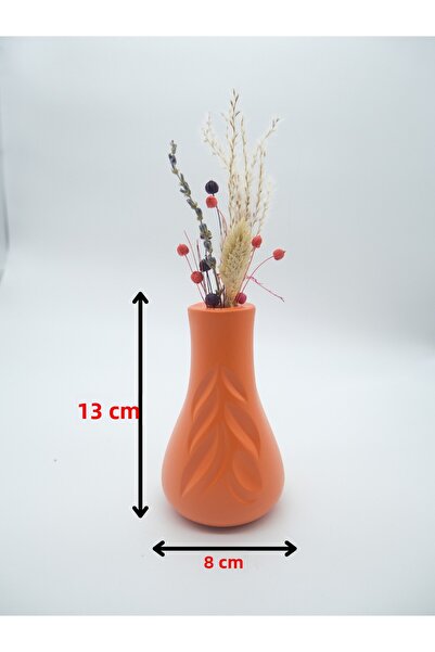 ATEŞLER HEDİYELİK ΠΟΡΤΟΚΑΛΙΟΥ ΧΡΩΜΑΤΟΣ ΔΙΑΚΟΣΜΗΤΙΚΟ ΒΑΖΟ ΜΕ ΣΧΕΔΙΑ ΣΚΑΛΙΣΜΕΝΩ...